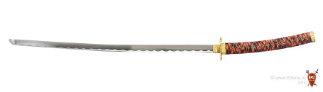 Тати (яп. 太刀) — японский меч (красный)