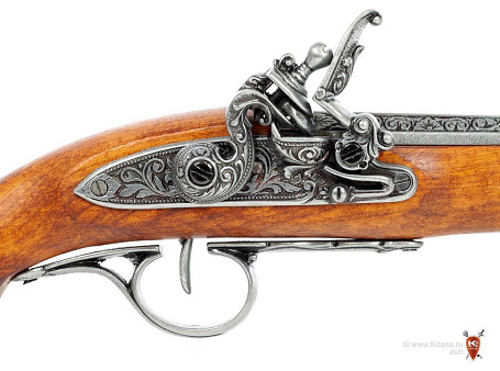 Пистолет кремневый пиратский (XVIII в.)