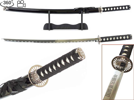 Катана классическая, на подставке