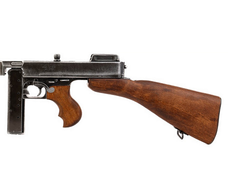 Автомат Томпсона M1A1 состаренный, армия США (макет, ММГ)