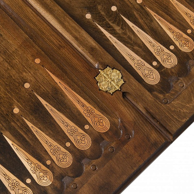 Нарды резные "Золотой Узор 1" 60, Mirzoyan