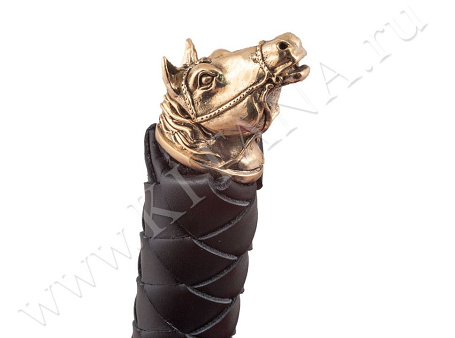 Нагайка казачья с навершием «ЛОШАДЬ»