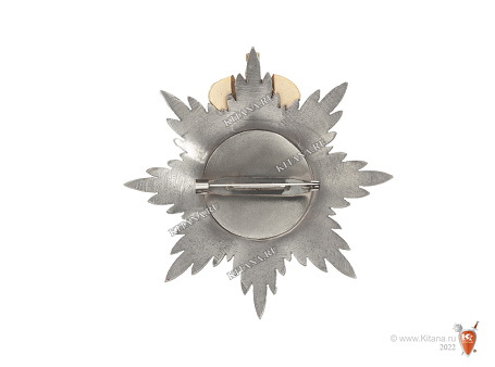 Звезда ордена Святого Андрея Первозванного со стразами с короной