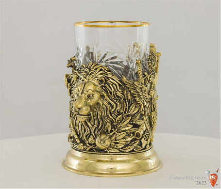 Подстаканник "Лев" (Власть Сила Мудрость)