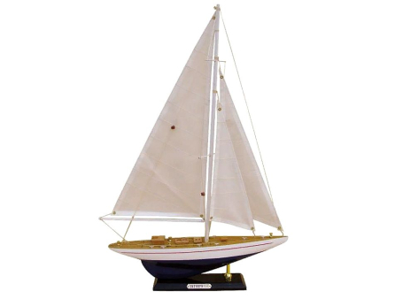 Модель парусной яхты "ENTERPRISE", 32 см