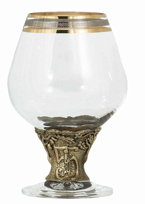 Набор из 2-х бокалов для бренди "С юбилеем! 55 лет"