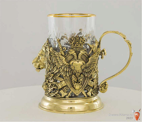 Подстаканник "Лев" (Власть Сила Мудрость)